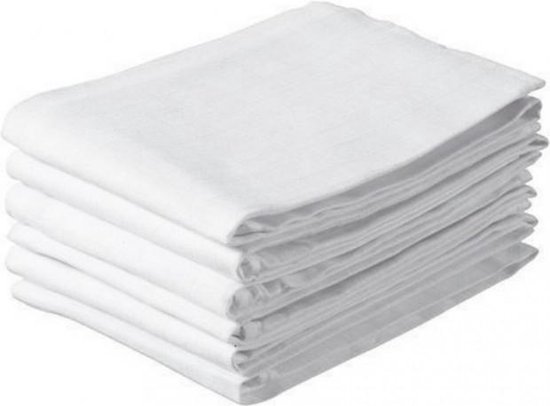 Basicline Hydrofiel Luiers Wit