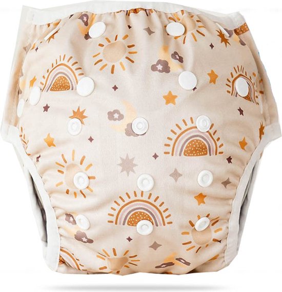 BonBini´s - zwemluier - Sunshine Taupe - Anti doorlekken - Herbruikbaar