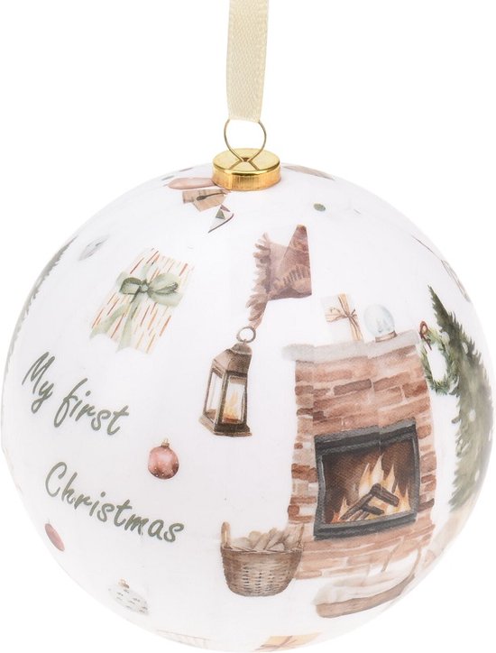 kerstballen - kerstbal baby's 1e kerst - kerst - kerstboom - cadeau - per 4 stuks